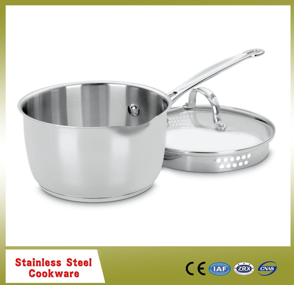 2013 stainless steel sauce pan with lid