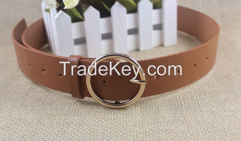 Brown O Ring Belt For Women