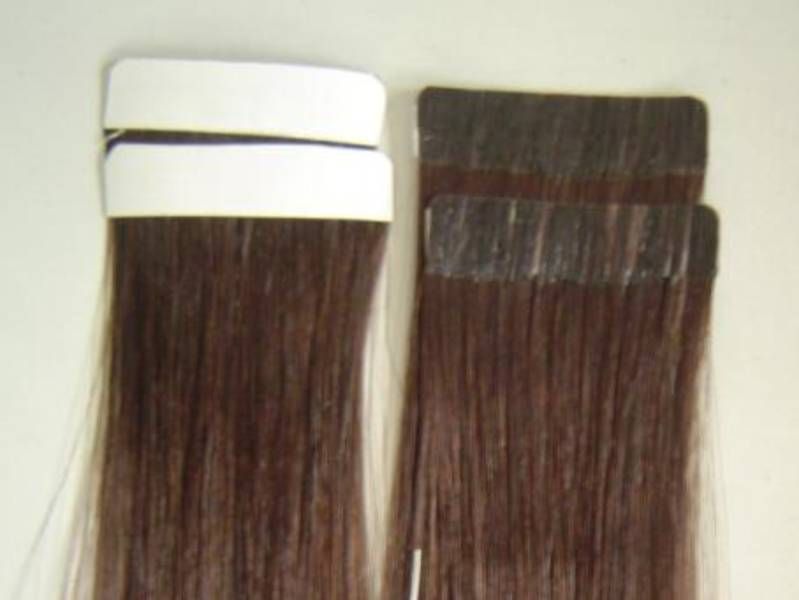 Silicone micro ring hair weft, Tape hair extesion