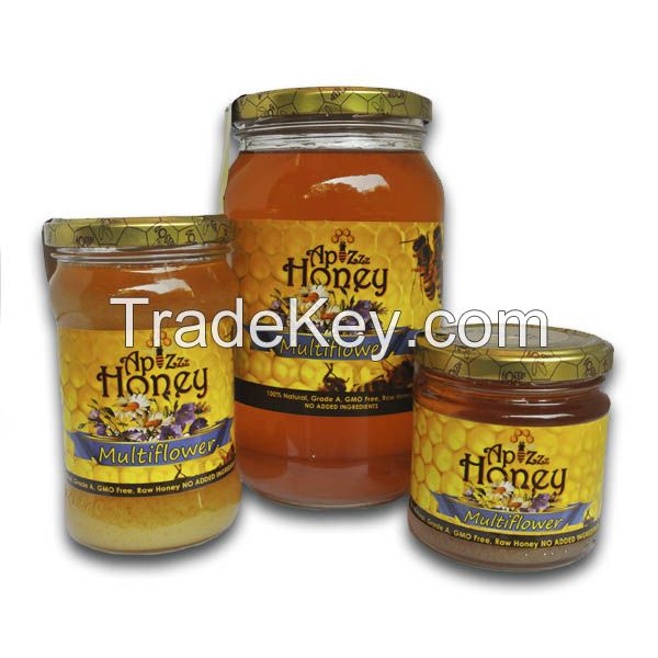 100% Natural Organic Raw Multiflower Honey