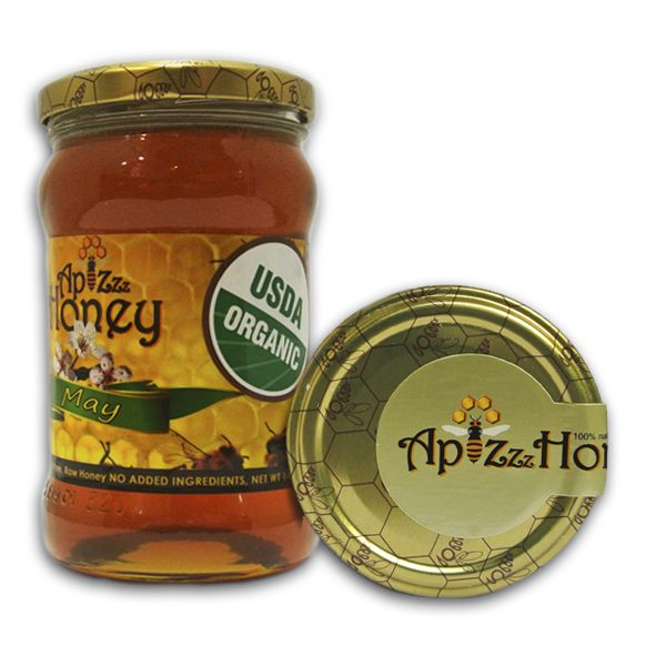 100% Natural Organic Raw May Honey