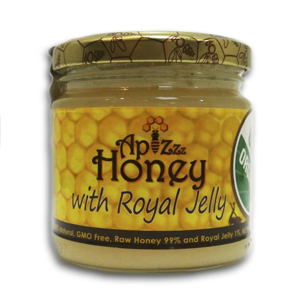 100% Natural Raw Honey with Royal Jelly