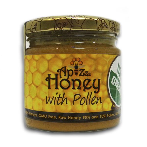 100% Natural Organic Raw Pollen Honey