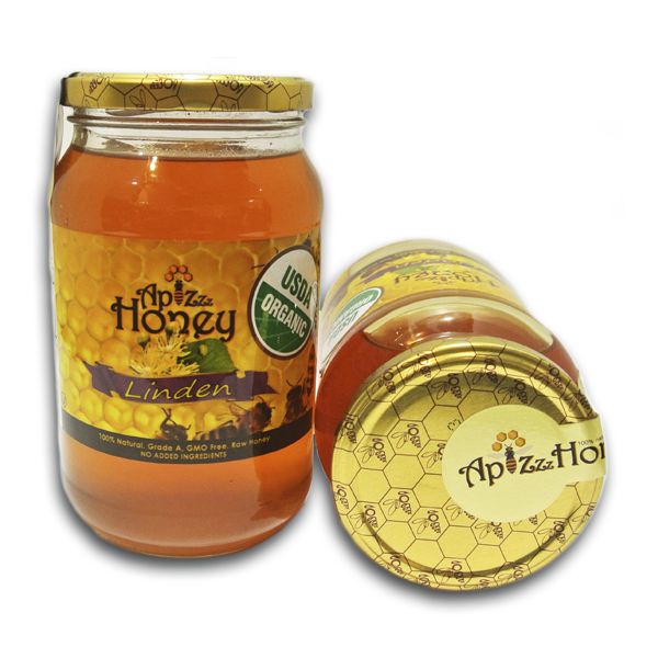 100% Natural Organic Raw Linden Honey