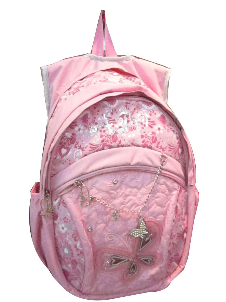 Womens Fashion Cheap School Book Campus Bag Cute Flower Student Backpack Pink Shoulder Bags