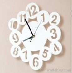 Clock deco acrylic wall sticker