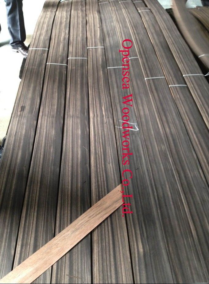 Natural Ebony Veneer for home furniture and floor decoration