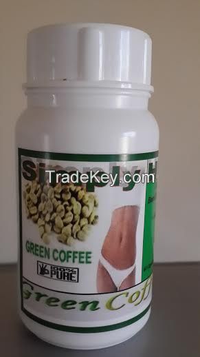 Green coffee bean extract  60 capsules