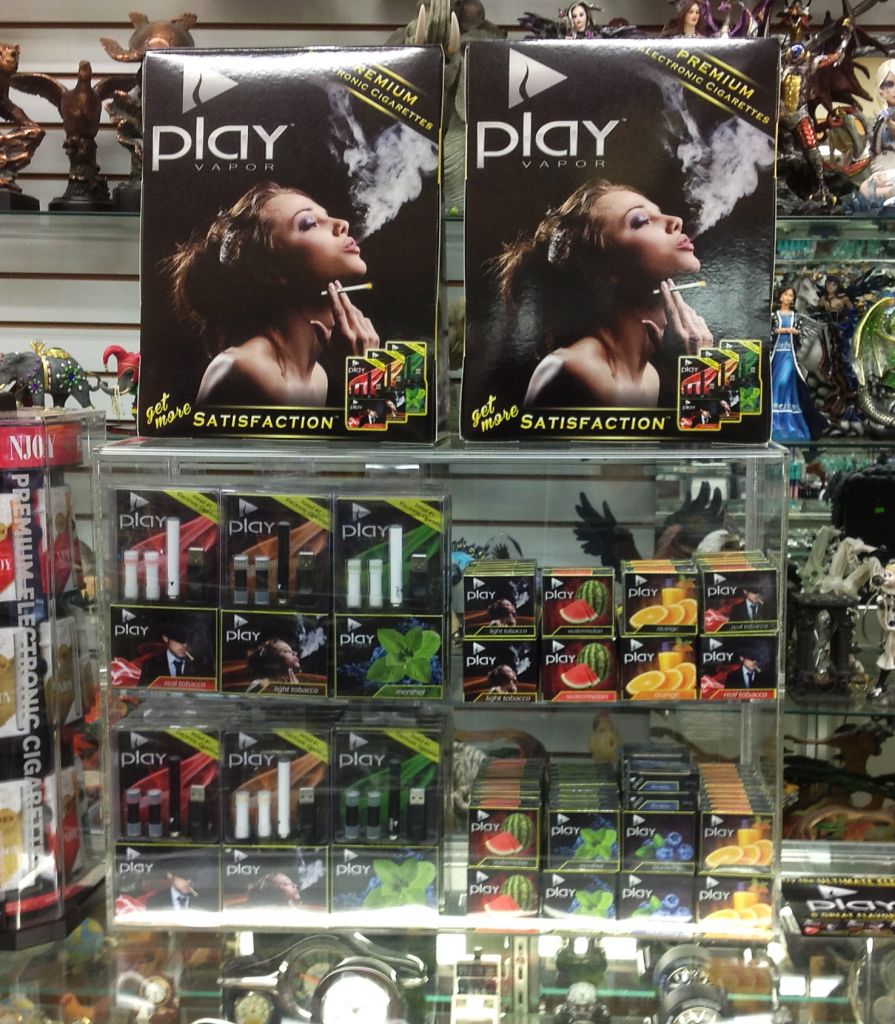 Play Vapor Electronic Cigarettes - Rechargeable and Disposable