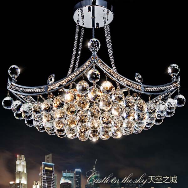 Shipping Free 2014 Modern Lustres Crystal Chandelier lustre de cristal lamp for home decoration 110/220V