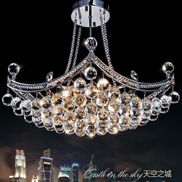 Shipping Free 2014 Modern Lustres Crystal Chandelier Lustre De Cristal Lamp For Home Decoration 110/220v