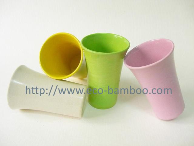 biodegradable and compostable bamboo fiber drinking cup/ coffee cup