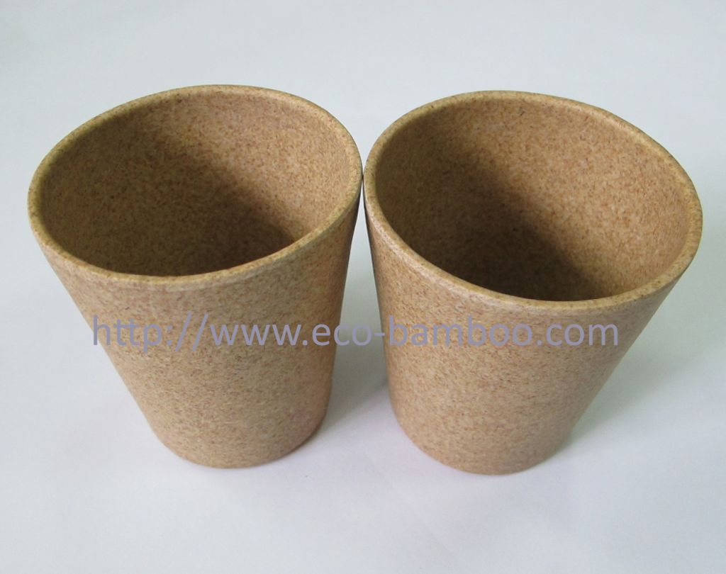 biodegradable and compostable bamboo fiber drinking cup/ coffee cup