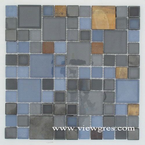 glass mosaic wall tile for kitchen backsplash 