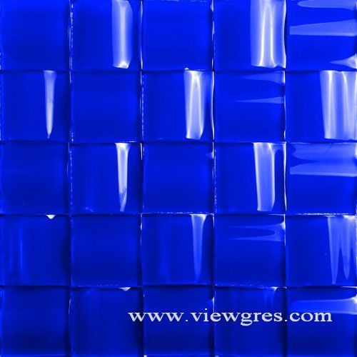  blue glass mosaicfor kitchen backsplash idea( BA042)