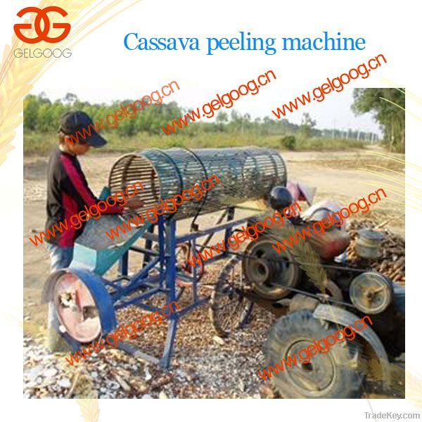 Cassava peeling machine