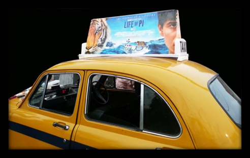 ADVERTISING TAXI TOP