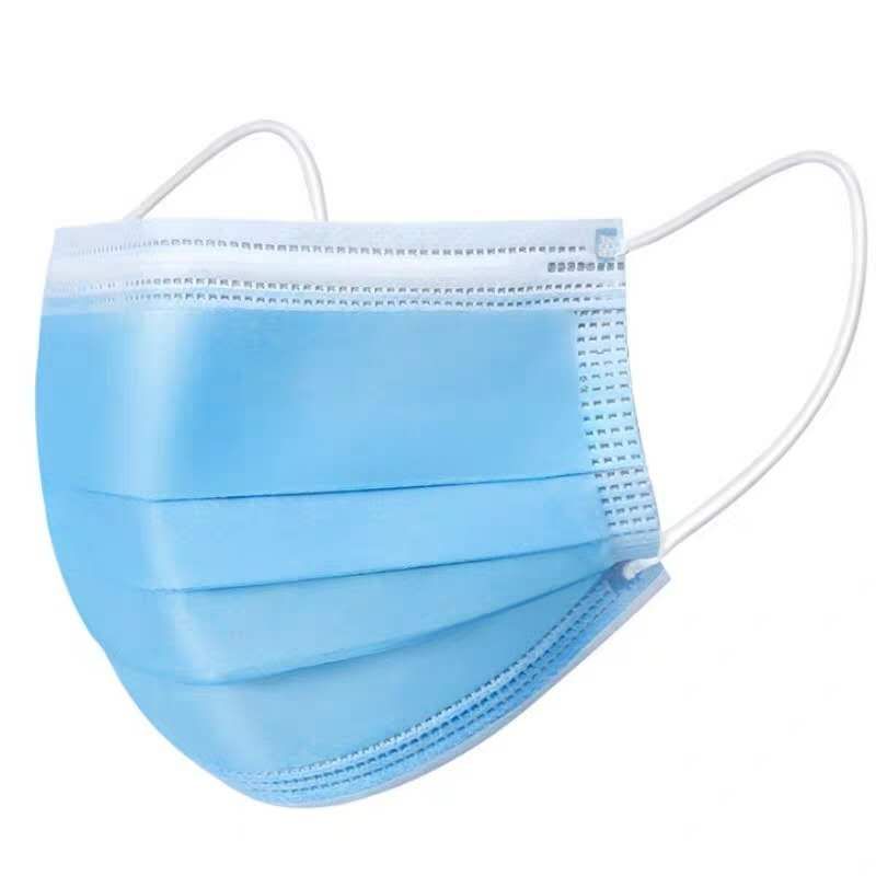 Manufacturer Disposable 3ply Blue Non-woven Face Mask