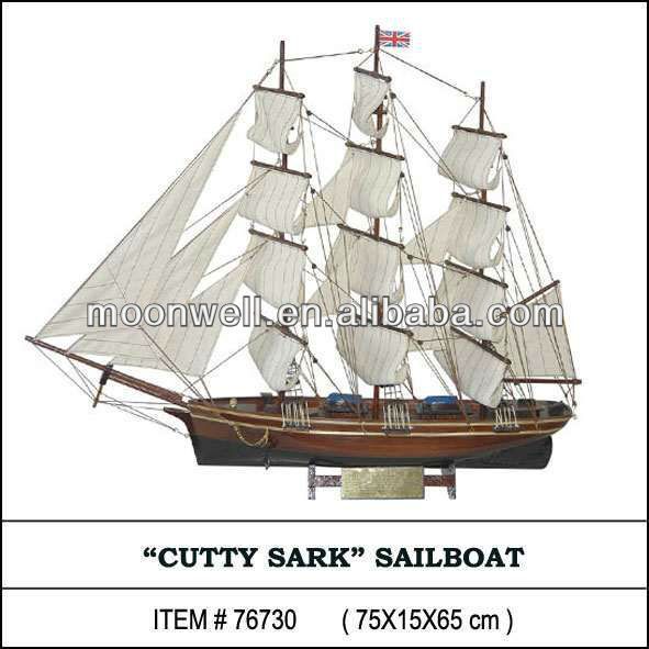 &amp;quot;CUTTY SARK&amp;quot; British historical tall ship model, Wooden sailboat, sailing boat, Souvenir, Nautical gift, maritime Decor, home decor
