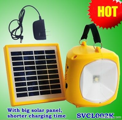 Solar camping lantern for home and outroor activitives, easy to carry