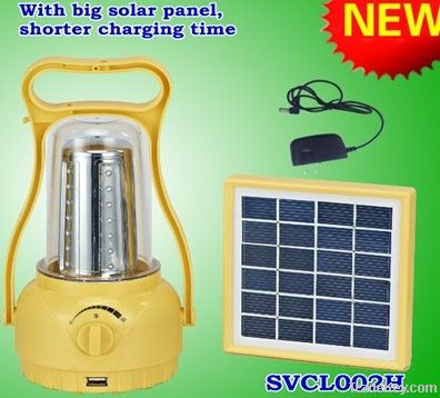 Solar lantern with mobile charging and FM radio