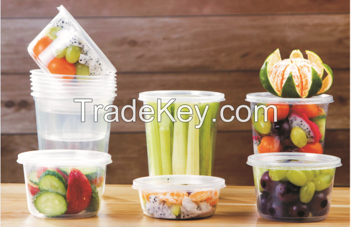 Food Packing Plastic Deli Container, disposable plastic container