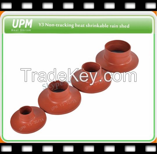 UPM heat shrink cable breakout boots, cable end cap, heat shrinkable rain shed