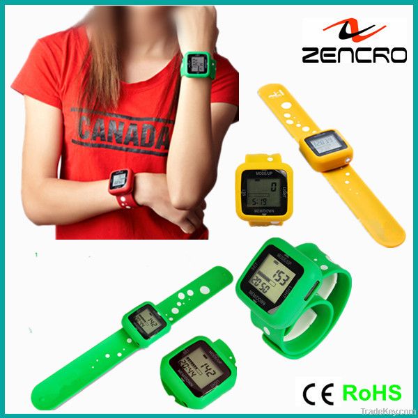 30 days memory step/calorie/distance 3d usb wristband pedometer