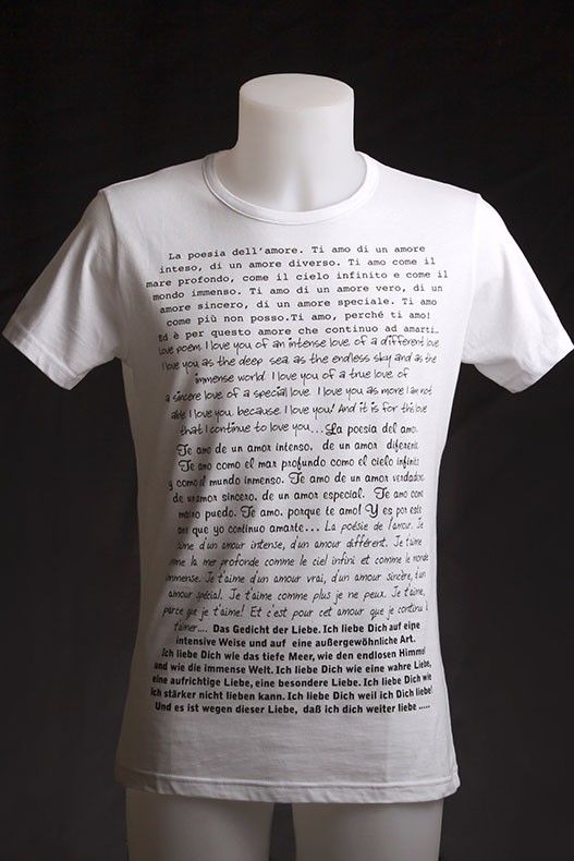  T-Shirt Poetry of Love - Man