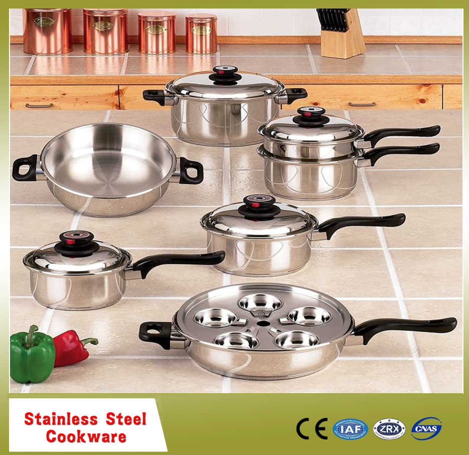 Stainless Steel Cookware Pan sets