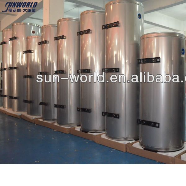 Food Grade 304-2B Stainless Steel Solar Water Tank 