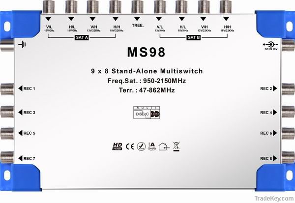 9*12 stand-alone Satellite Multiswitch