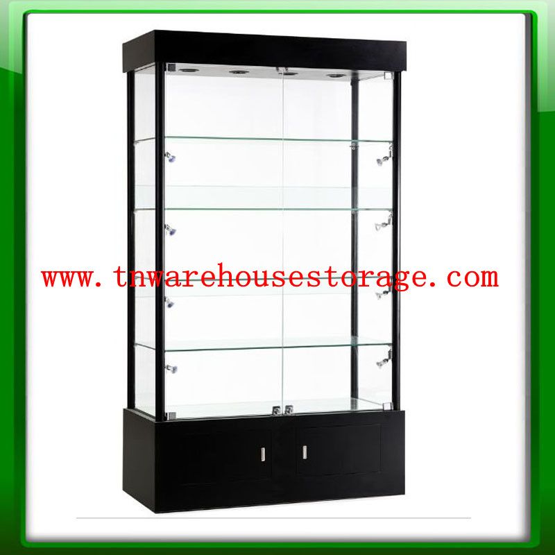 2013 HOT glass display showcase design for sale