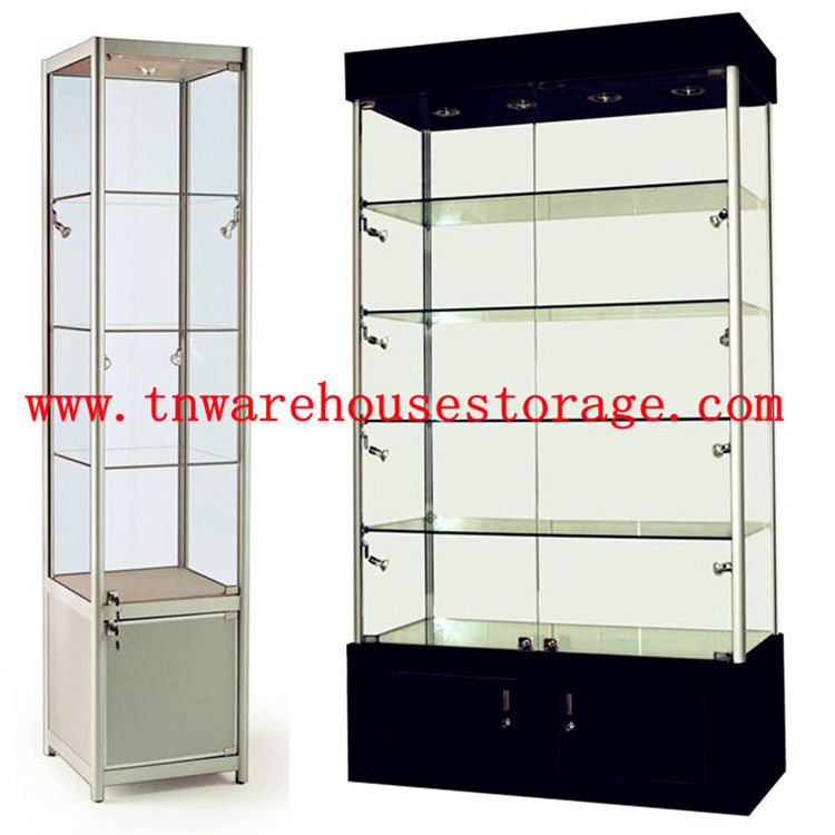 HOTAluminium Glass display cabinet