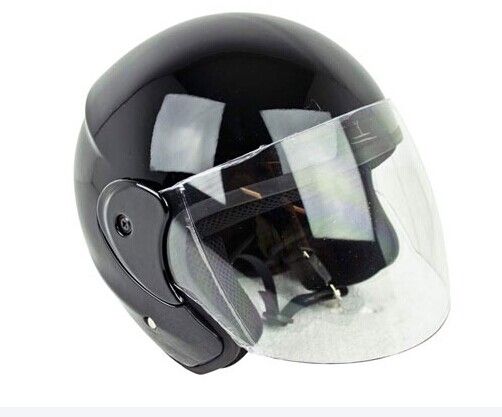 3/4 Open Face Helmet with Flip Up Shield