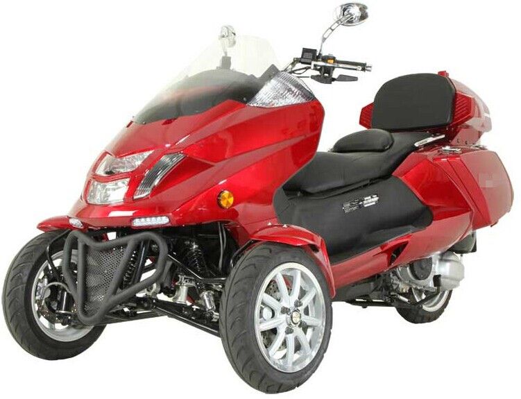 FREE ASSEMBLY! FREE Shipping,This Week ONLY!300cc Trike Scooter/Exclusively offered! New Arrival! In stock Now! 50cc/150cc/250cc Three-Wheel Trike Scooter-Two Front Wheels!Free Trunk!