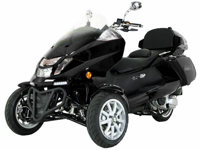 FREE ASSEMBLY! FREE Shipping,This Week ONLY!300cc Trike Scooter/Exclusively offered! New Arrival! In stock Now! 50cc/150cc/250cc Three-Wheel Trike Scooter-Two Front Wheels!Free Trunk!