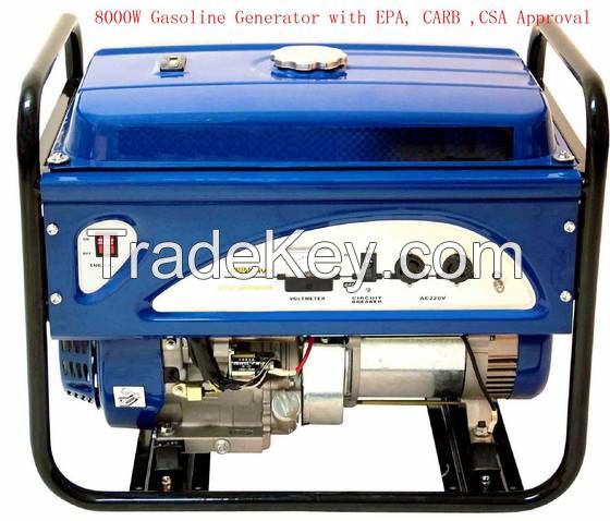 8KW Gasoline Generator with EPA, CARB ,EPA Approval