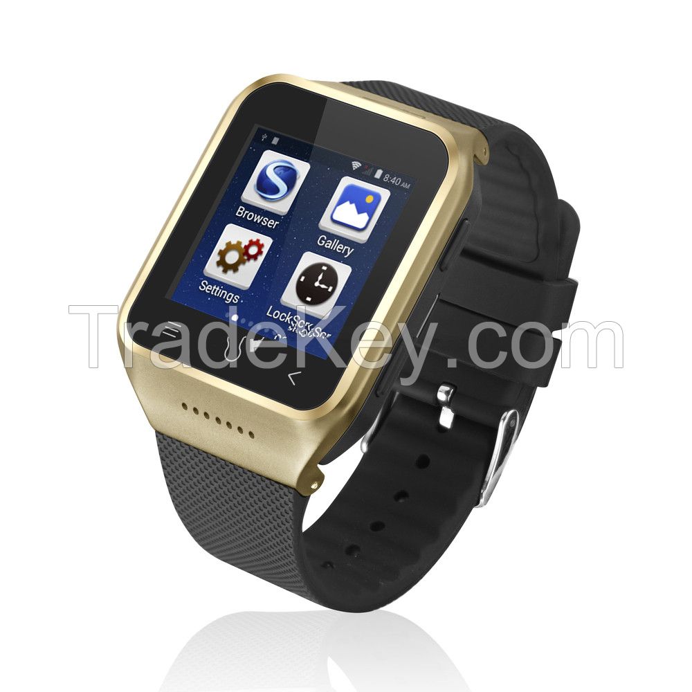 2015 New 1.54 inch Android 4.4 Watch Phone Dual Core GPS 5MP Mobile Phone Watch Watch