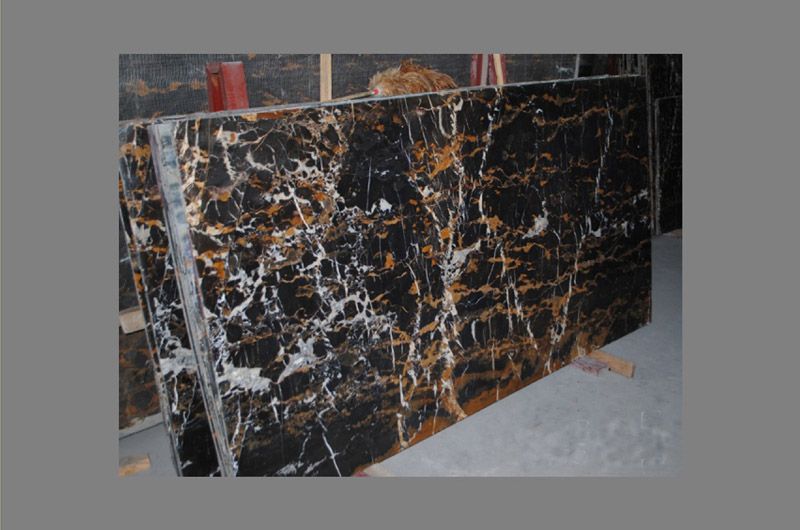 Black & Gold Marble Slabs