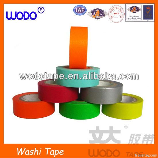 Japanese washi tape, solid color washi tape , washi tapes