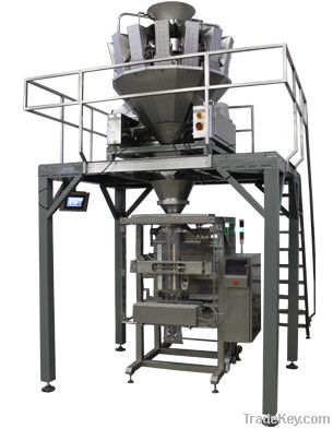 Vertical packaging machine AM016 with 14 head multihead weigher