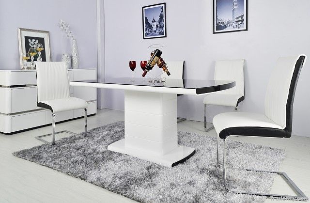 modern tempered glass dinning table