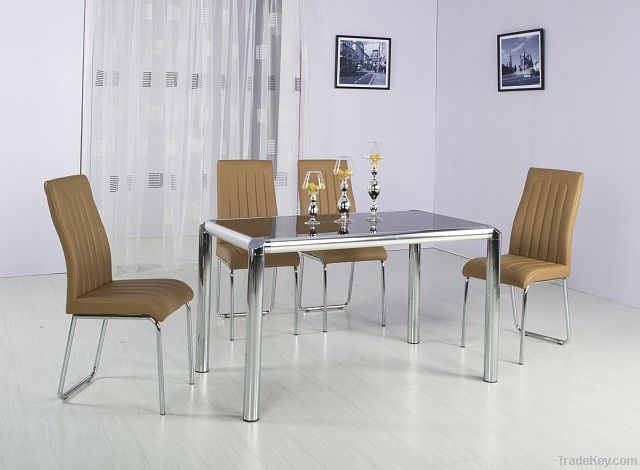 modern tempered glass dinning table