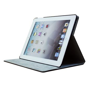 High quality various color leather case for iPad