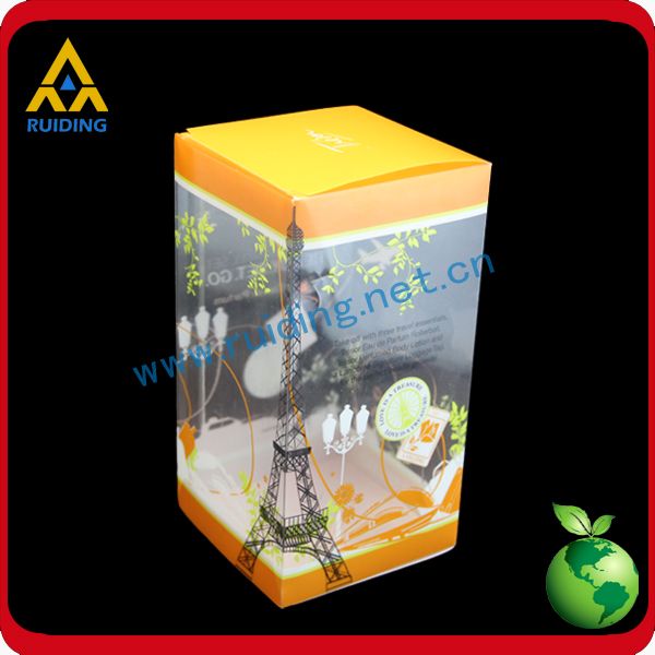 clear plastic packaging box for cosmetic