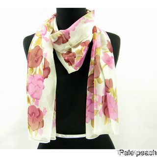 Cascades of Flowers Spring/ Summer Fashion Scarf for Celebrity