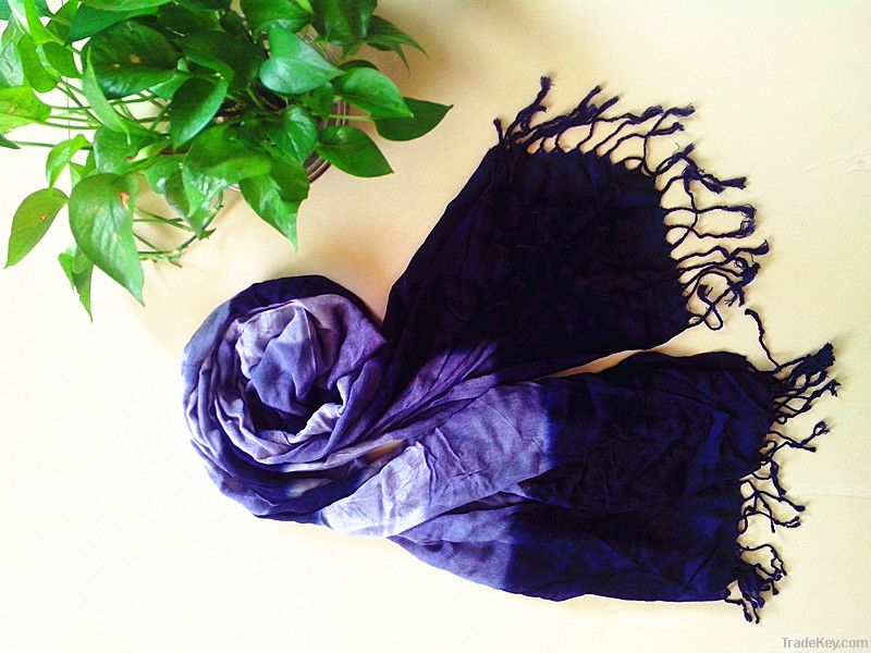 Viscose Scarf Stole Wrap Shawl Black Grey Unisex