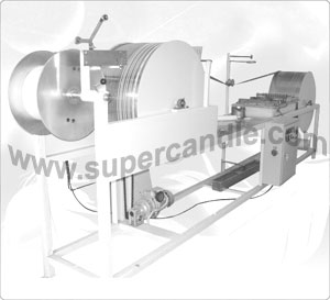 wick coating machine, wick tabbing machine, wick crimping machine