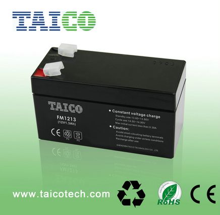 Taico Rechargeable Solar Battery 12v 1.3ah Vrla Battery